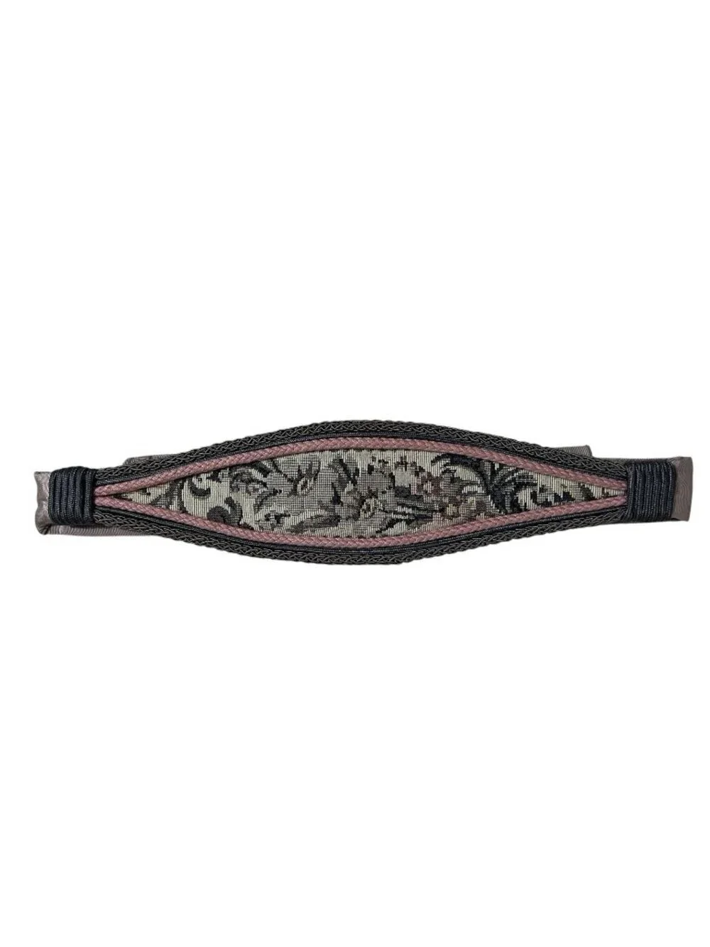 Vtg Carolyn Tanner Designs Atlanta Floral Tapestry Belt Adjustable Womens Small